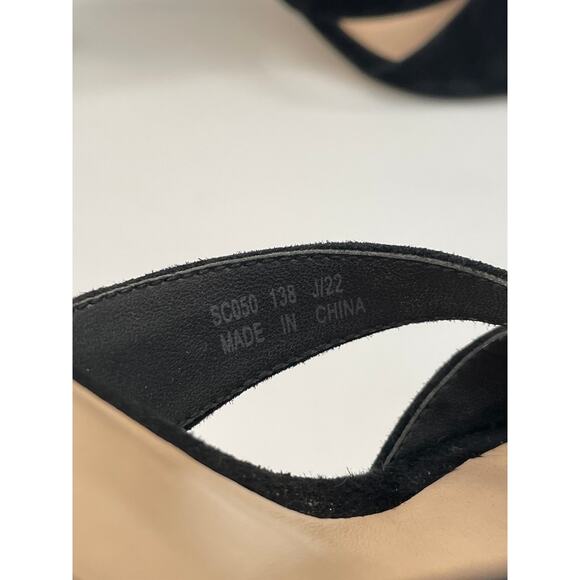 Stuart Weitzman Mariposa Suede Stiletto Sandals – Size 9.5 - Picture 10 of 13